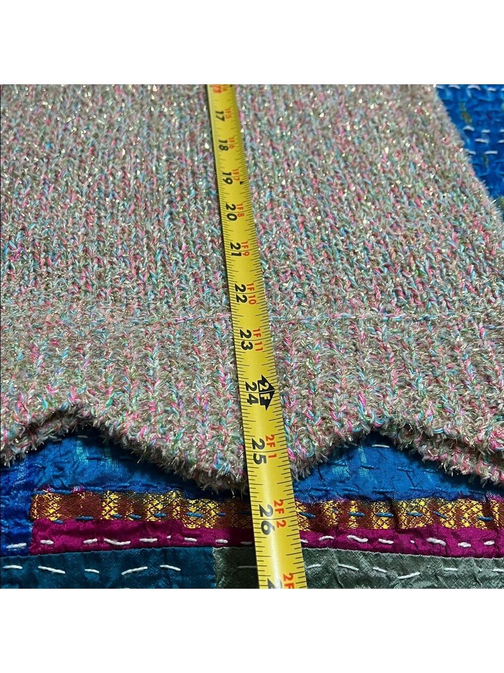 Lilly Pulitzer Gliana Sweater. Pastels with gold thread. NWT. XL - Picture 7 of 9